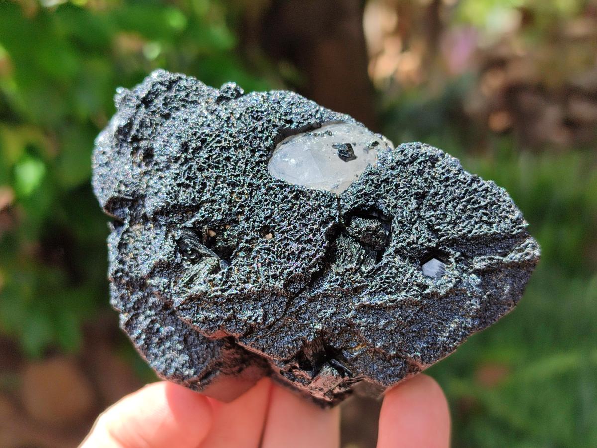 Natural Black Schorl Tourmaline Specimens x 3 From Erongo, Namibia
