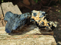 Natural Black Schorl Tourmaline Specimens x 3 From Erongo, Namibia