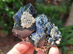 Natural Black Schorl Tourmaline Specimens x 3 From Erongo, Namibia