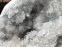 Polished Blue Celestite Geode Specimen x 1 From Sakoany, Madagascar