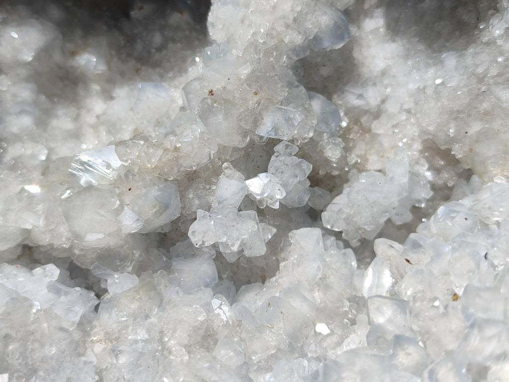 Polished Blue Celestite Geode Specimen x 1 From Sakoany, Madagascar - Toprock Gemstones and Minerals 