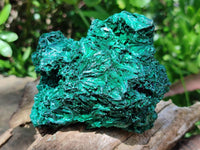 Natural Silky Malachite Specimens x 4 From Kasompe, Congo