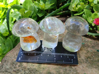 Polished Clear Quartz Mushrooms x 20 From Madagascar