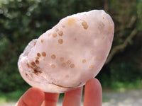 Polished Banded Agate with Crystalline Geodes x 12 From Maintirano, Madagascar