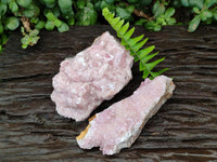 Natural Rare Rhodocalcite Specimens x 2 From Congo