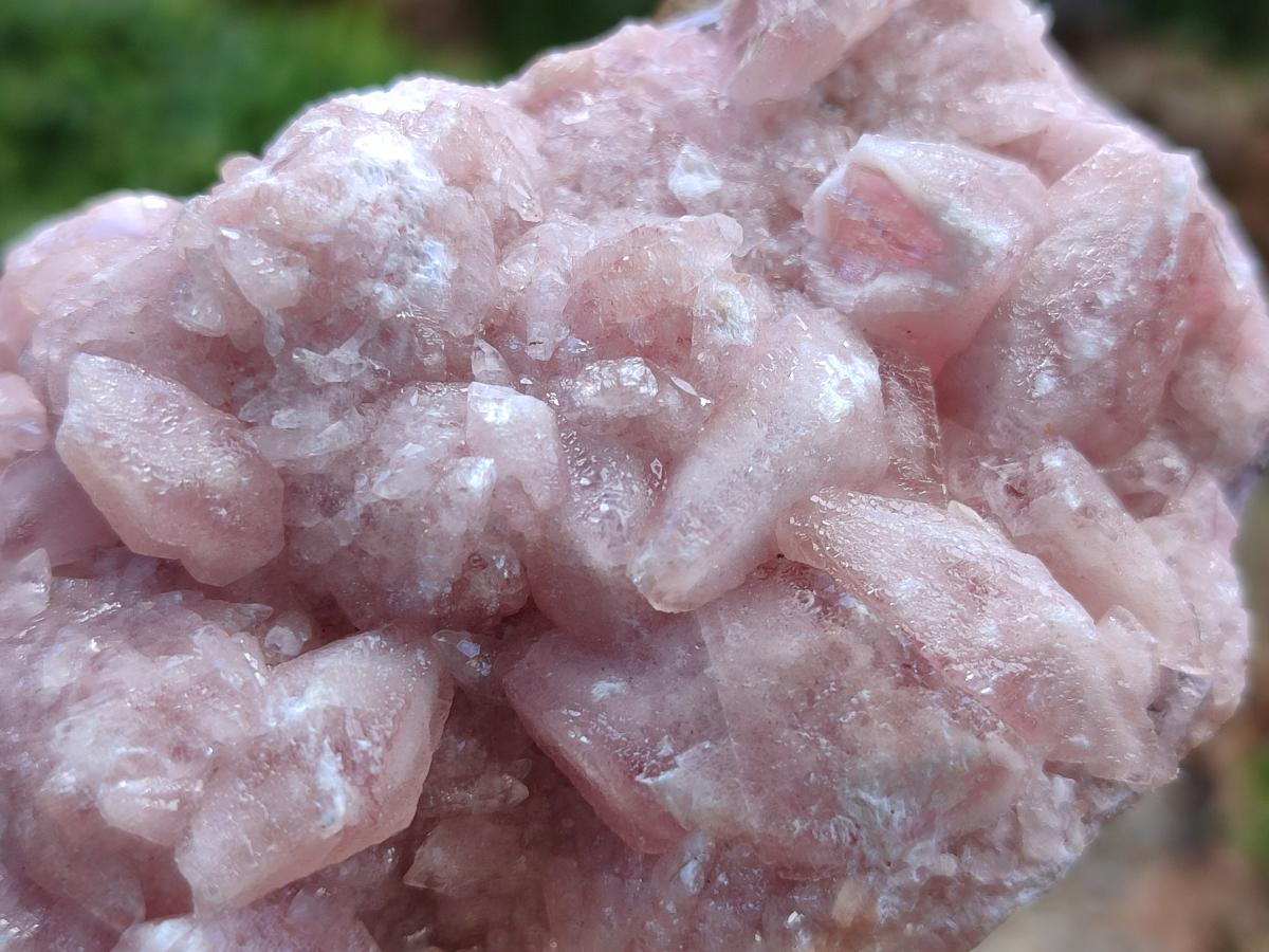 Natural Rare Rhodocalcite Specimens x 2 From Congo