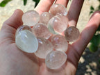 Polished Mini Rock Crystal Eggs x 40 From Amoron’i Mania, Madagascar