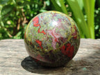 Polished Bastite Dragonsblood Stone Spheres x 2 From Tshipise, South Africa