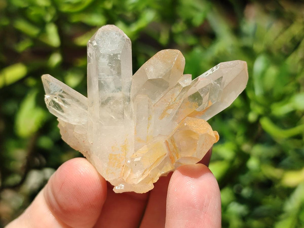 Natural Clear Quartz Clusters x 35 From Madagascar