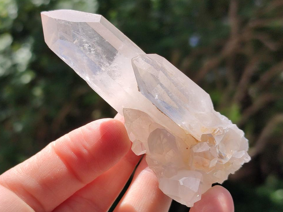Natural Clear Quartz Clusters x 35 From Madagascar