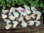Natural Clear Quartz Clusters x 35 From Madagascar