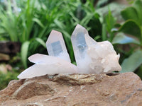 Natural Clear Quartz Clusters x 35 From Madagascar