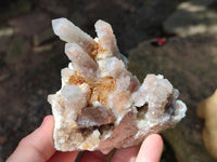 Natural Limonite Fairy Spirit Quartz Clusters x 6 From Boekenhouthoek, South Africa