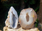 Polished Agates with Crystalline Geodes x 4 From Maintirano, Madagascar