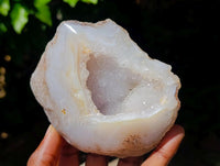 Polished Agates with Crystalline Geodes x 4 From Maintirano, Madagascar