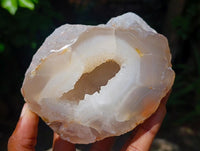 Polished Agates with Crystalline Geodes x 4 From Maintirano, Madagascar