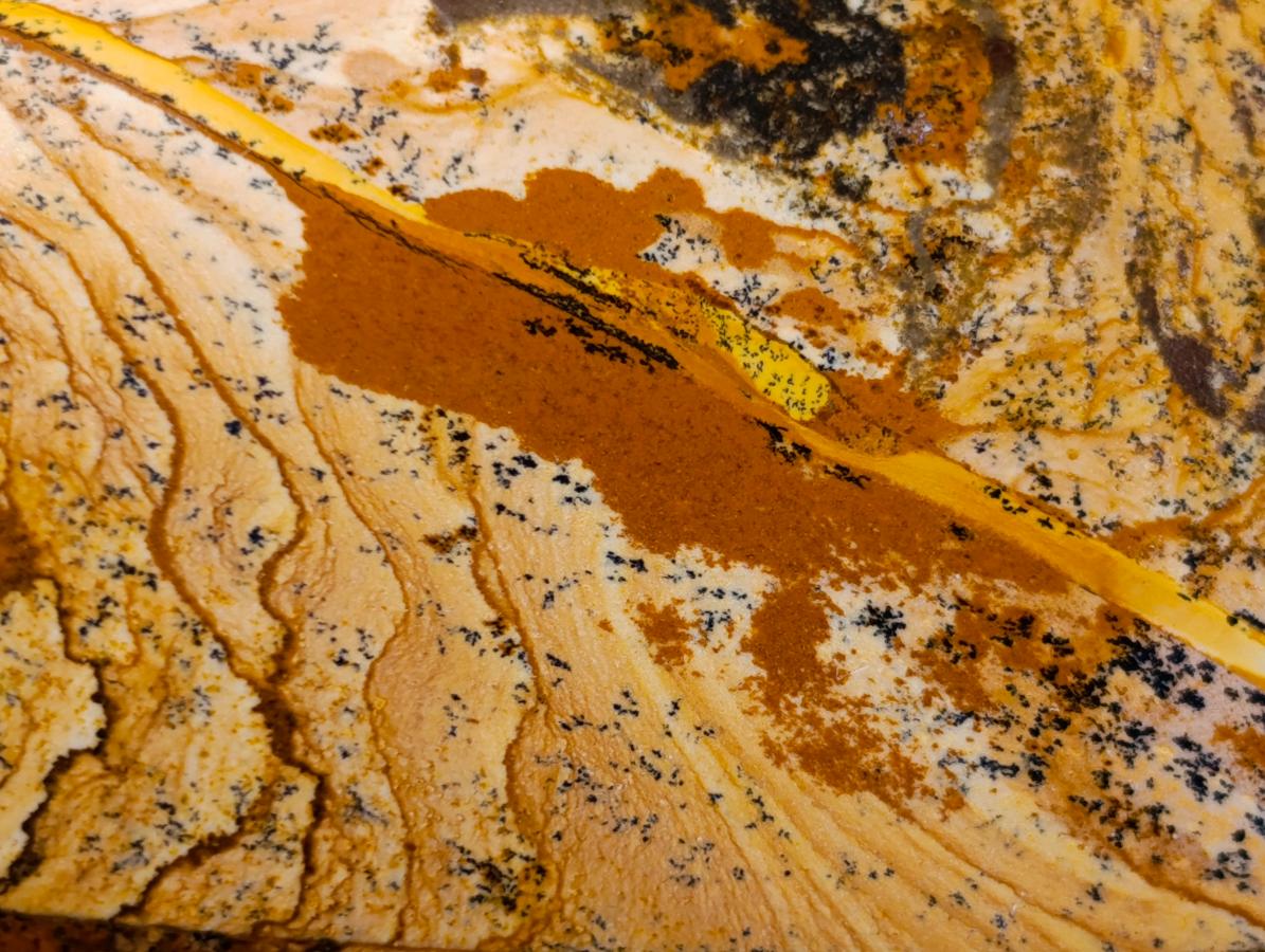 Polished Picture Stone Jasper Standing Free Forms x 3 From Ais-Ais, Namibia