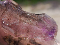 Natural Window Amethyst Crystals x 6 From Chiredzi, Zimbabwe