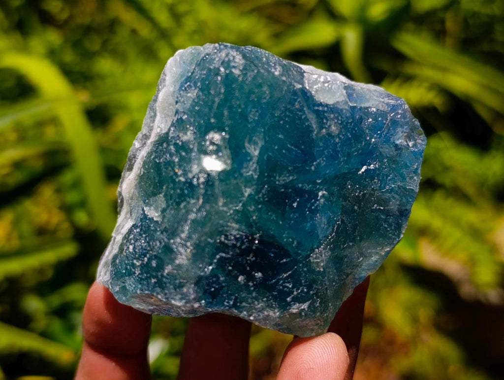 Natural Watermelon Fluorite Cobbed Specimens x 12 From Uis, Namibia