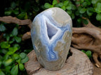 Polished Blue Lace Agate Standing Free Form x 1 From Nsanje, Malawi