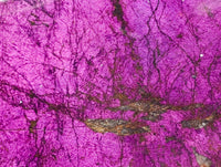 Polished Metallic Purpurite Slices x 6 From Erongo, Namibia