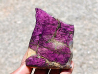 Polished Metallic Purpurite Slices x 6 From Erongo, Namibia