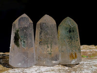 Polished Chlorite Quartz Moss Crystals x 70 From Mandoto, Madagascar