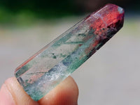 Polished Chlorite Quartz Moss Crystals x 70 From Mandoto, Madagascar