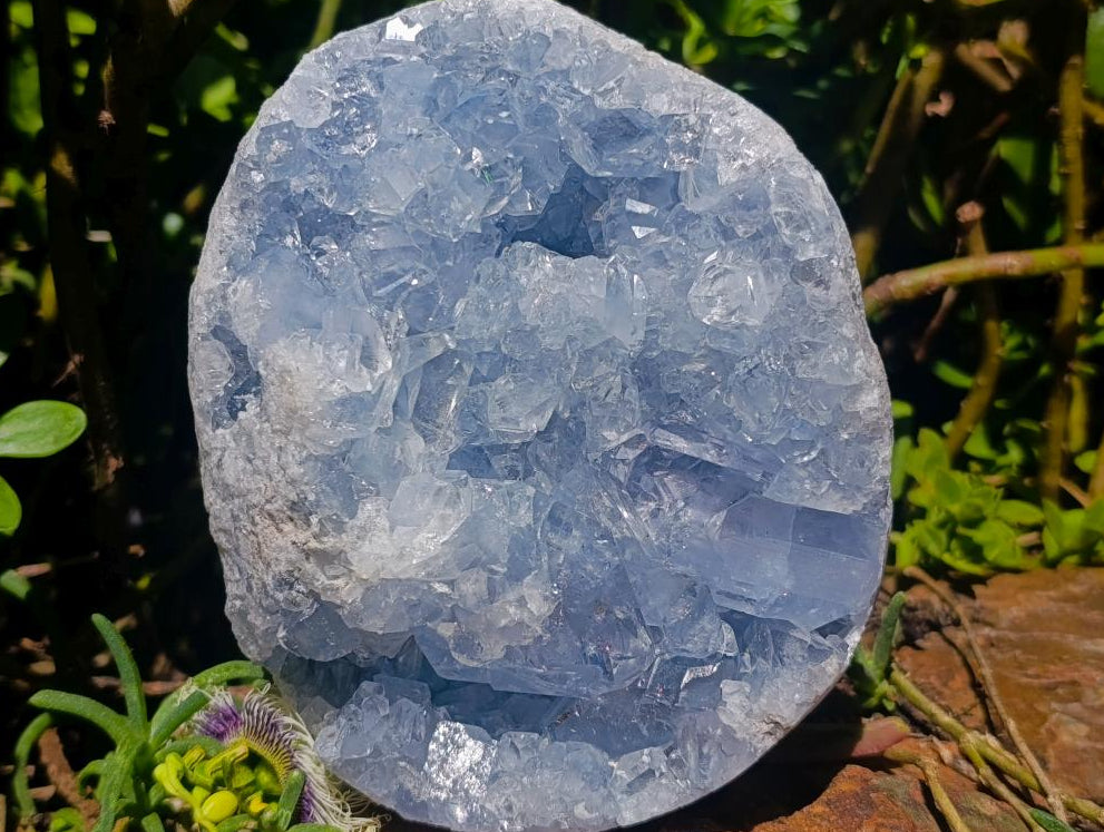 Natural Blue Celestite Specimen x 1 From Sakoany, Madagascar