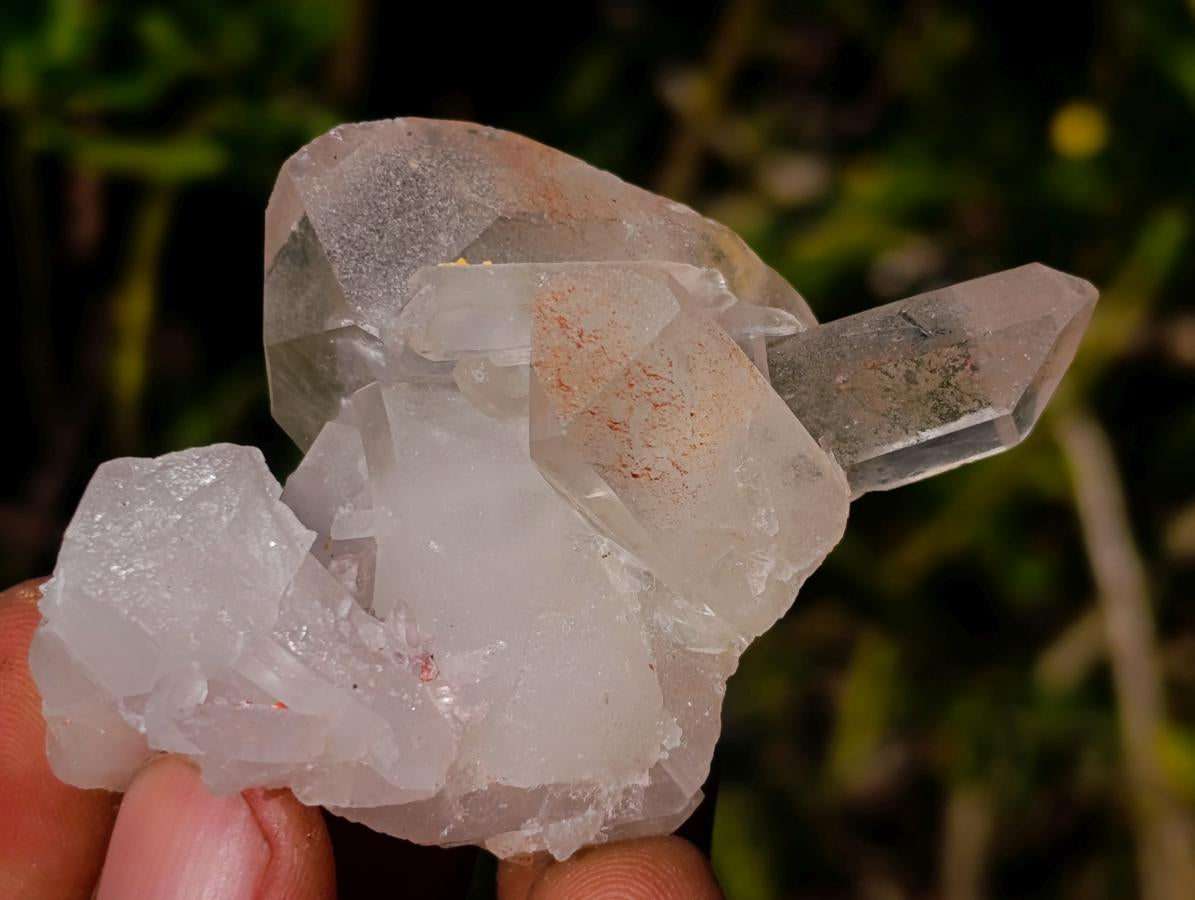 Natural Clear Quartz Clusters x 35 From Madagascar