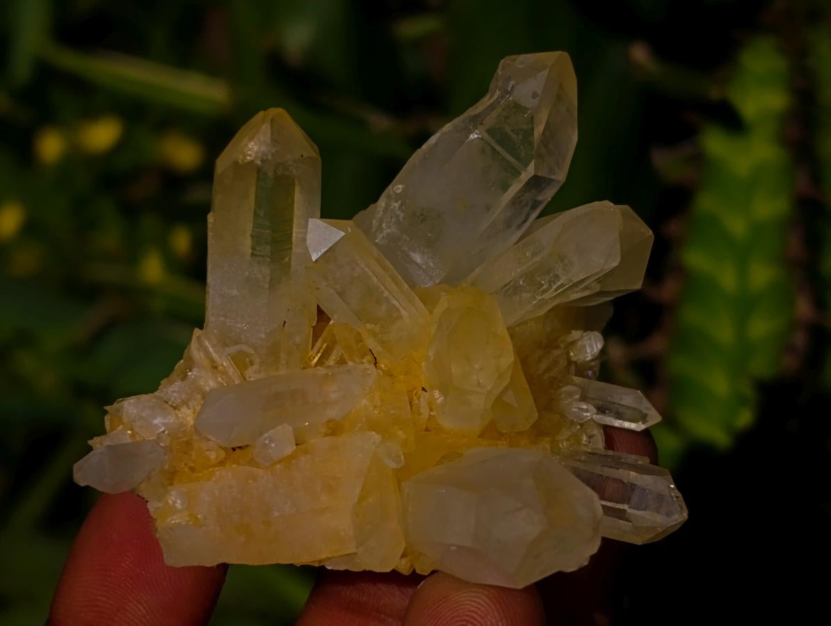 Natural Clear Quartz Clusters x 35 From Madagascar