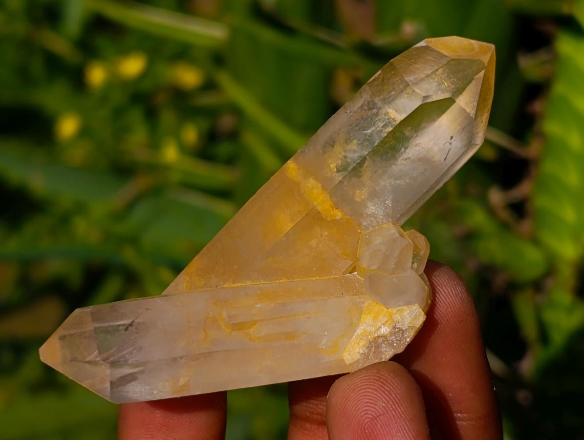 Natural Clear Quartz Clusters x 35 From Madagascar