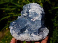 Natural Blue Celestite Specimens x 4 From Sakoany, Madagascar
