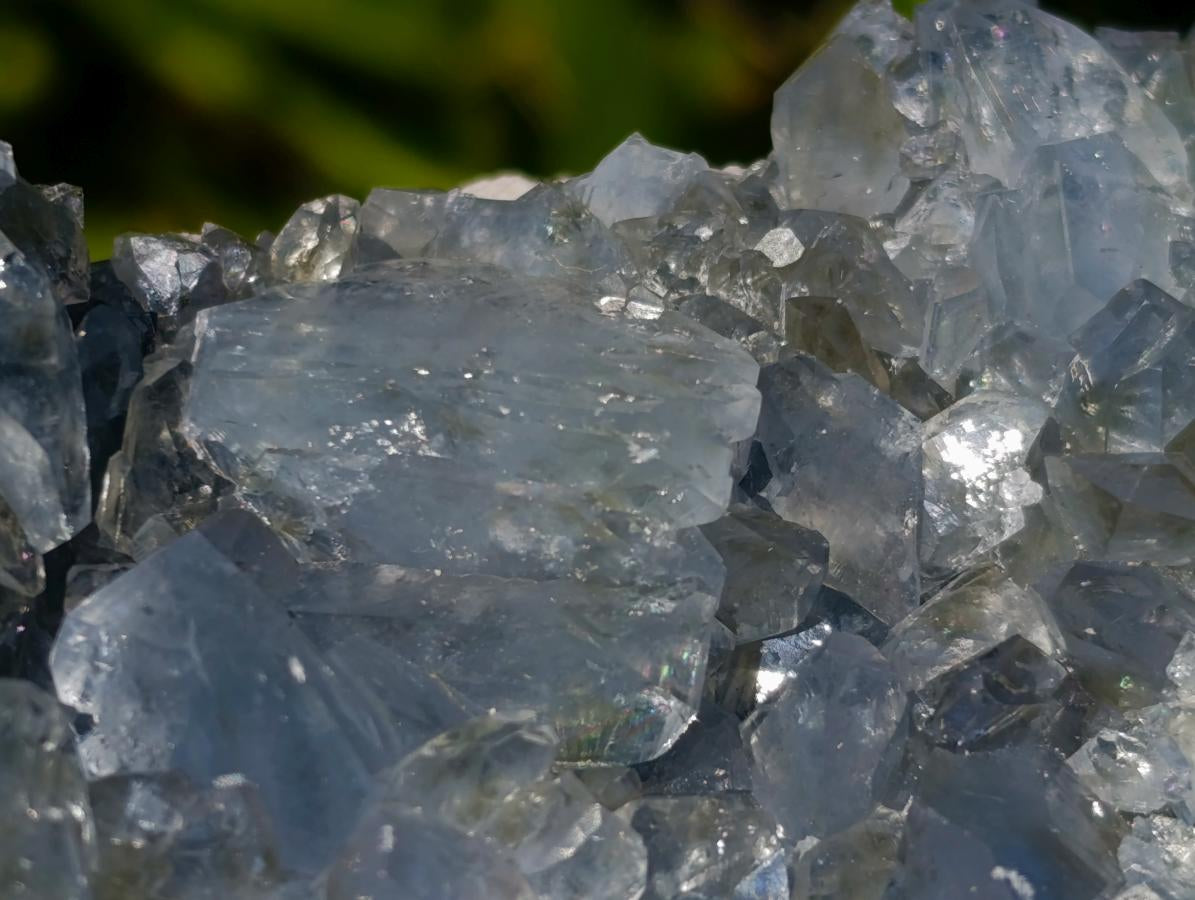 Natural Blue Celestite Specimens x 4 From Sakoany, Madagascar