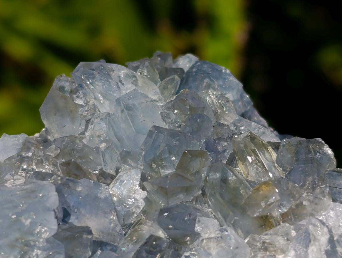 Natural Blue Celestite Specimens x 4 From Sakoany, Madagascar