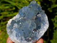 Natural Blue Celestite Specimens x 4 From Sakoany, Madagascar