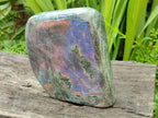Polished Rare Purple Sunset Flash Labradorite Standing Free Forms x 1 From Madagascar
