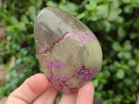 Polished Stichtite Standing Free Forms x 6 From Barberton, South Africa