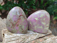 Polished Stichtite Standing Free Forms x 6 From Barberton, South Africa