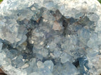 Natural Blue Celestite Geode Specimen x 1 From Sakoany, Madagascar