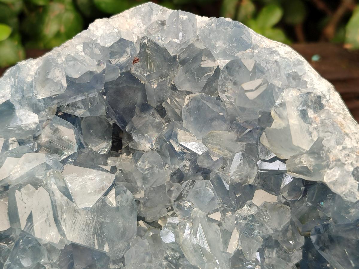 Natural Blue Celestite Geode Specimen x 1 From Sakoany, Madagascar