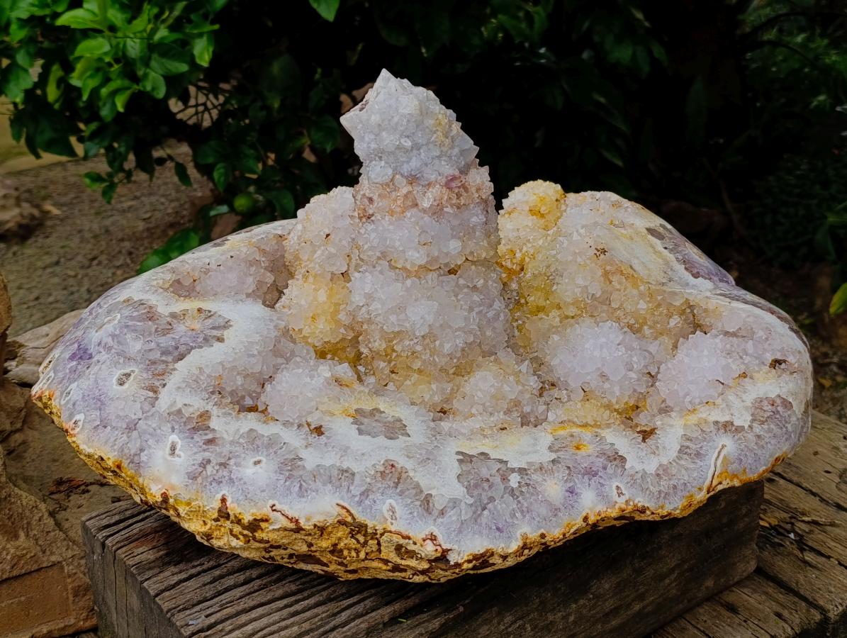 Polished XXL Stalagmitic Quartz Display Specimen x 1 From Madagascar