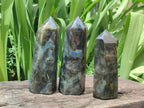 Polished Labradorite Display Crystals x 3 From Madagascar