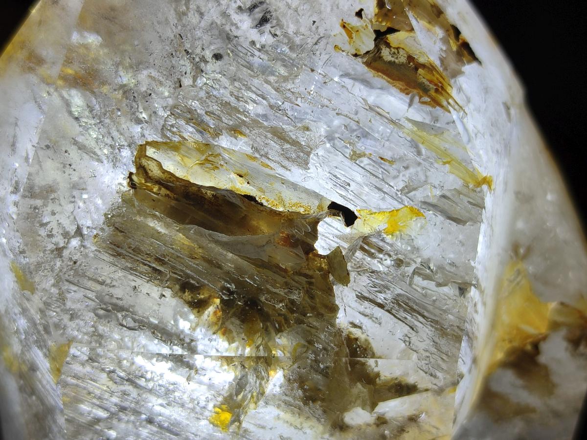 Polished Window Quartz Crystal x 1 From Akansobe Madagascar