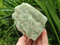 Natural Cobbed Aquamarine Specimens x 4 From Northern Cape, South Africa