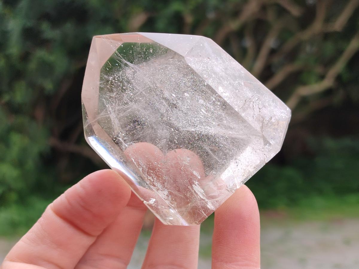 Polished Morion Smokey Quartz and Smokey Citrine Crystals x 6 From Madagascar