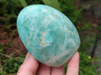 Polished Amazonite Standing Free Form x 12 From Madagascar - Toprock Gemstones and Minerals 