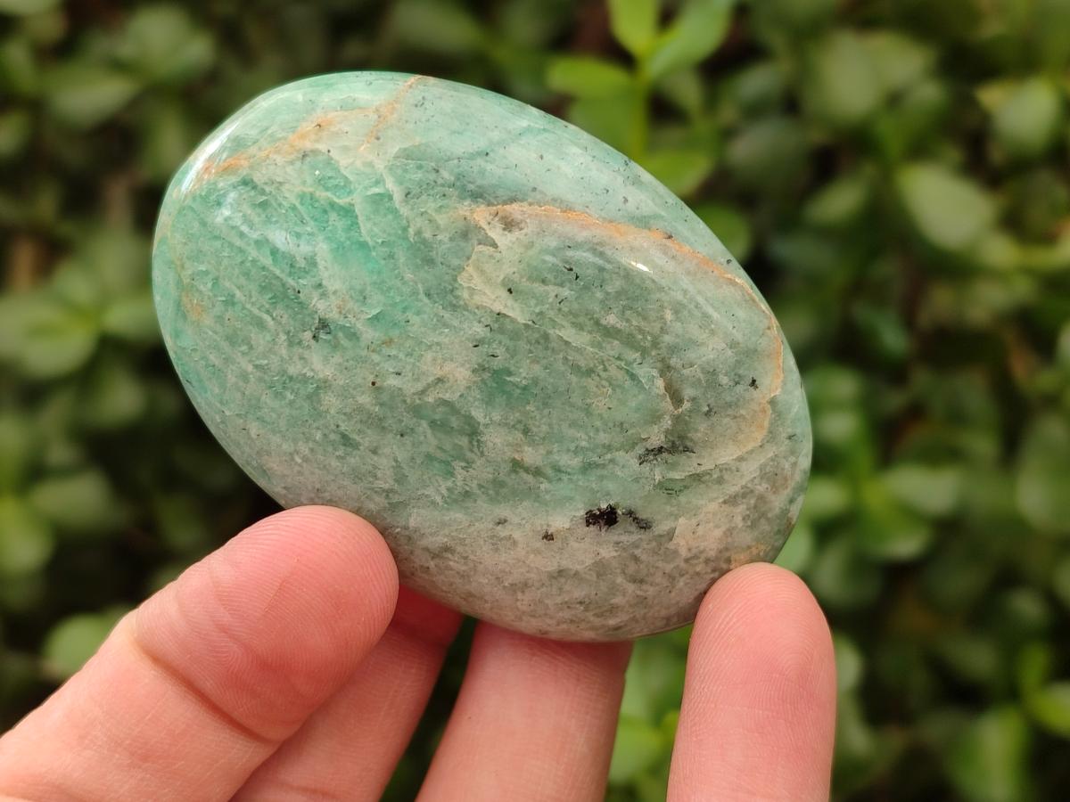 Polished Amazonite Standing Free Form x 12 From Madagascar