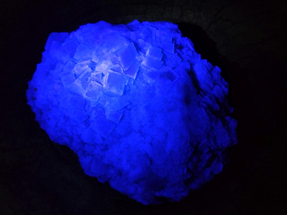 Natural Cubic Green Fluorite Cluster Specimens x 2 From Mandrosonoro, Madagascar