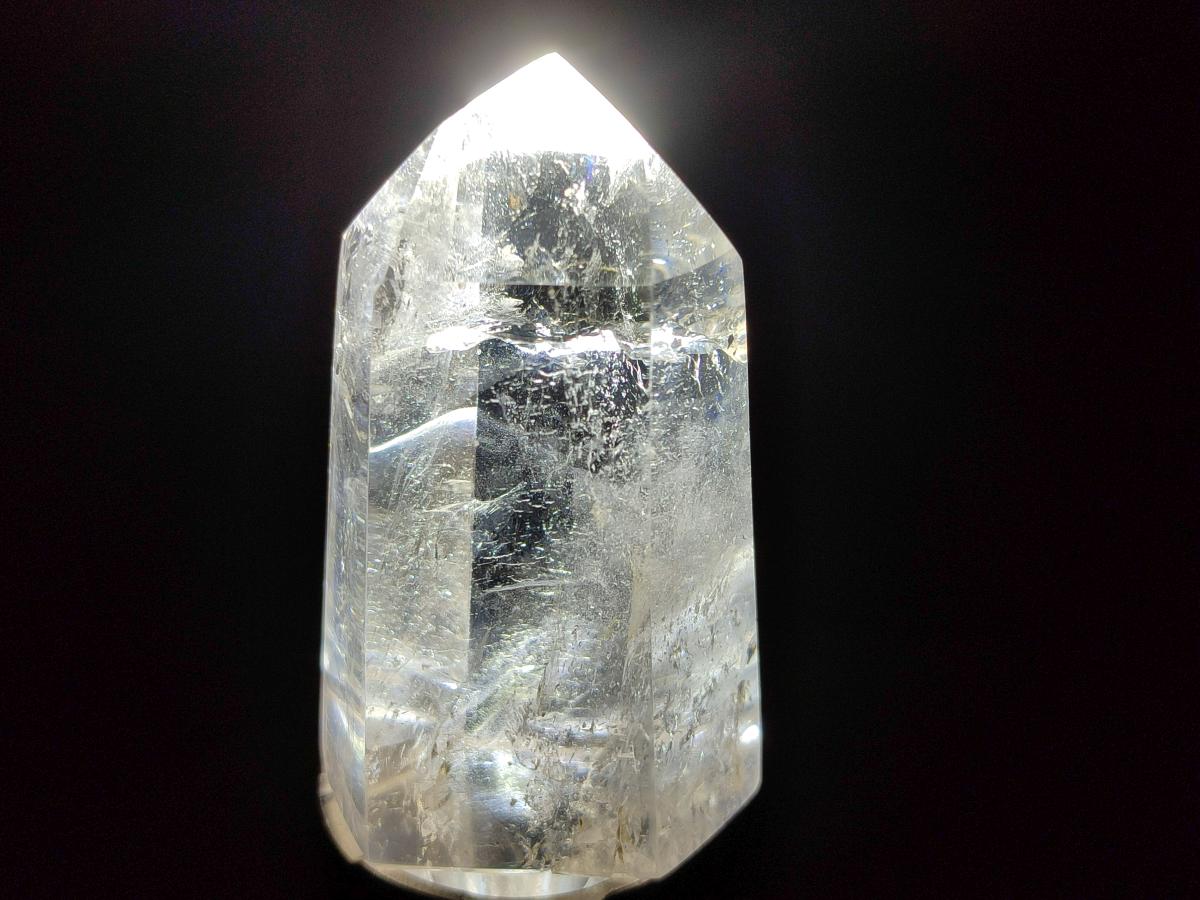 Polished Clear Quartz and Smokey Quartz Crystals x 6 From Madagascar